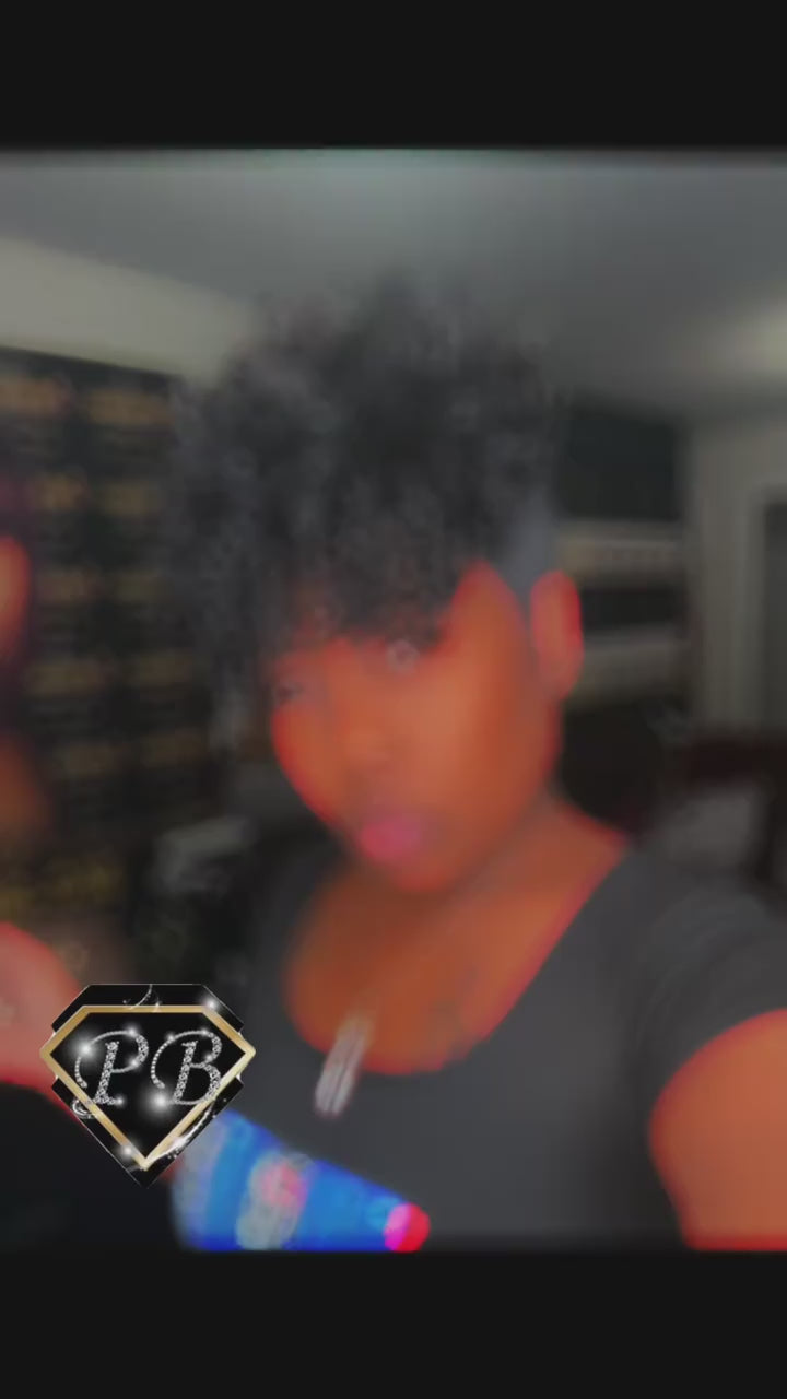 Curly hair with braid 22'